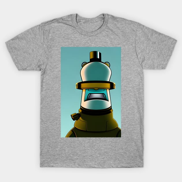 A barrel-headed robot T-Shirt by Urbanic